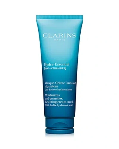 Clarins Hydra Essentiel Hydrating Mask With Double Hyaluronic Acid 2.3 Oz. In White