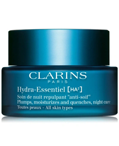 Clarins Hydra-essentiel Night Moisturizer With Double Hyaluronic Acid, 1.7 Oz. In White