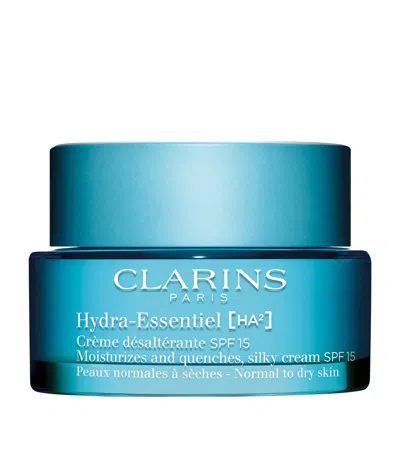 Clarins Hydra-essentiel Silky Cream Spf 15 In White