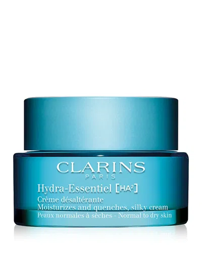 Clarins Hydra Essentiel Silky Moisturizer With Double Hyaluronic Acid 1.7 Oz. In Blue