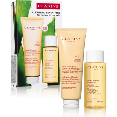 CLARINS CLARINS HYDRATING CLEANSING SET $48 VALUE