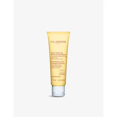 Clarins Hydrating Gentle Foaming Face Cleanser With Aloe Vera 4.2 Oz. In White