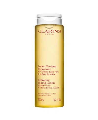 Clarins Hydrating Toning Lotion With Aloe Vera 6.7 Oz. In Transparent