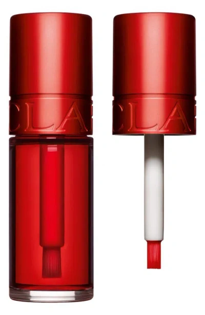Clarins Hydrating Water Lip Stain Kiss-proof & Matte Finish In Red Water