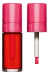 Clarins Hydrating Water Lip Stain Kiss-proof & Matte Finish In Rose Water