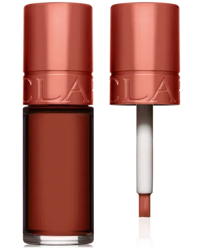Clarins Hydrating Water Lip Stain With Kiss-proof Wear & Matte Finish In Nude