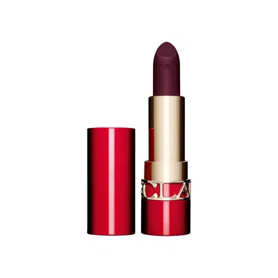 Clarins Joli Rouge Velvet In 744v Soft Plum