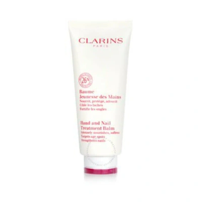 Clarins Ladies Hand And Nail Treatment Balm 3.5 oz Skin Care 3666057024948 In White