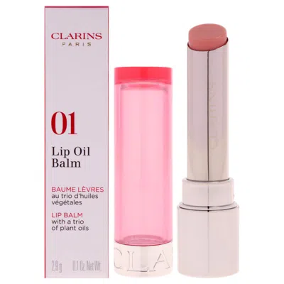Clarins Ladies Lip Oil Balm 0.1 oz 01 Pale Pink Makeup 3666057237126 In Red