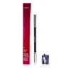 Clarins Ladies Long Lasting Eye Pencil With Brush Crayon Khl 1.05 Gr 01 Carbon Black Makeup 33808142 In Black