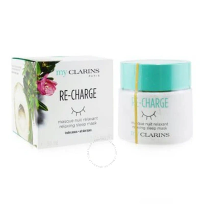 Clarins Ladies Re-charge Relaxing Sleep Mask 1.7 oz Skin Care 3380810258240 In White