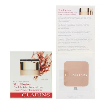 Clarins Ladies Skin Illusion Loose Powder Foundation Powder 0.09 oz (tester) 112 Amber Makeup 338081 In Transparent