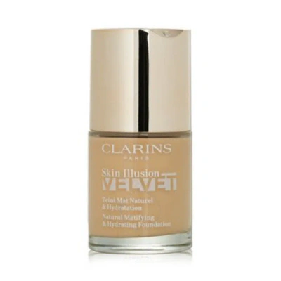 Clarins Ladies Skin Illusion Velvet Natural Matifying & Hydrating Foundation 1 oz # 106n Makeup 3380 In White