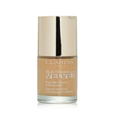 Clarins Ladies Skin Illusion Velvet Natural Matifying & Hydrating Foundation 1 oz # 111n Makeup 3380 In White