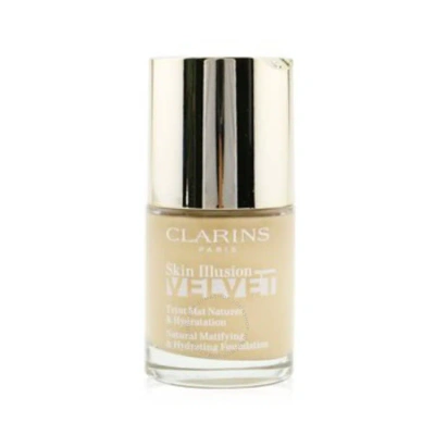 Clarins Ladies Skin Illusion Velvet Natural Matifying & Hydrating Foundation 1 oz # 112.3n Sandalwoo In # 112.3n Sandalwood