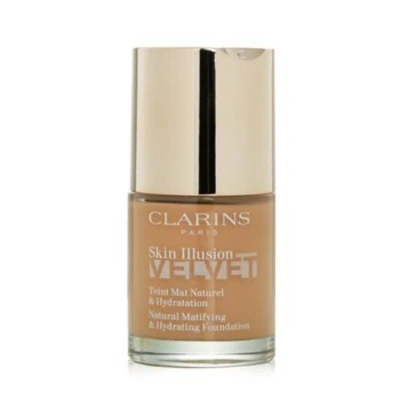 Clarins Ladies Skin Illusion Velvet Natural Matifying & Hydrating Foundation 1 oz # 114n Makeup 3380 In White