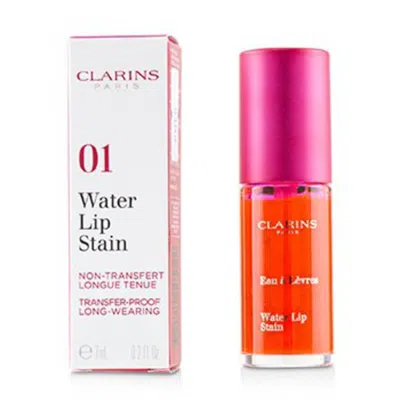 Clarins Ladies Water Lip Stain 01 Water Pink Makeup 3380810105124