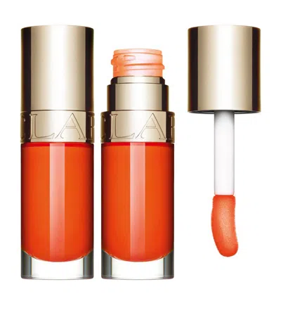 Clarins Limited Edition Comfort Lip Oil 22 (7ml) In Orange