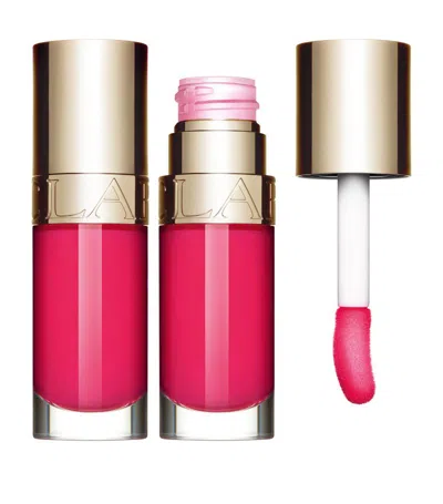 Clarins Limited Edition Comfort Lip Oil 22 (7ml) In Pink