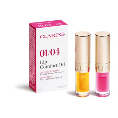 Clarins Lip Comfort Oil Duo In White