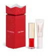 Clarins Lip Duo Stocking Filler Gift Set In Multi