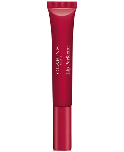 Clarins Lip Perfector Intense Color Gloss, 0.35 Oz. In New 18 Intense Garnet