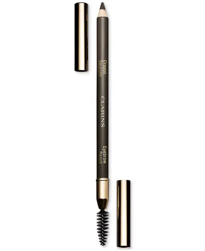 Clarins Longwear Sculpt & Define Eyebrow Pencil In Dark Brown