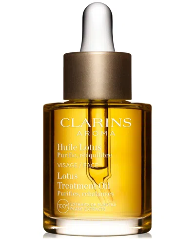 CLARINS LOTUS BALANCING & HYDRATING FACE TREATMENT OIL, 1 OZ