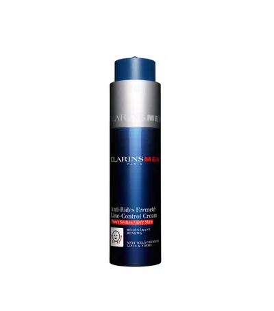 Clarins Men Line-control Cream For Dry Skin In White