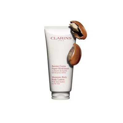 Clarins Moisture-rich Body Lotion In White