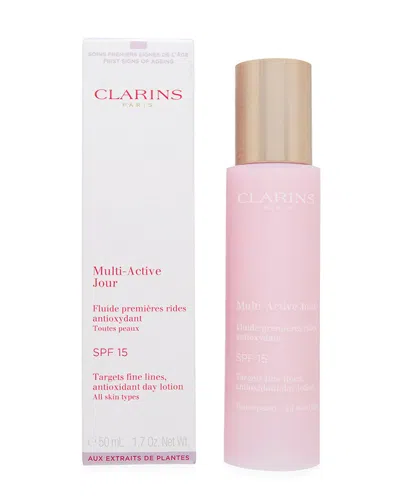 Clarins Multi-active Day Lotion Spf 15 In White