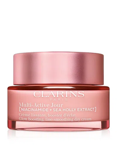 CLARINS MULTI ACTIVE DAY MOISTURIZER FOR LINES, PORES & GLOW WITH NIACINAMIDE - DRY SKIN 1.7 OZ.