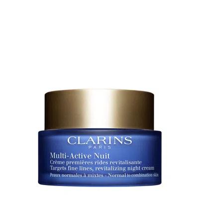 Clarins Multi-active Night Cream - Normal To Combination Skin (former Formula) 1.6 Oz. In White