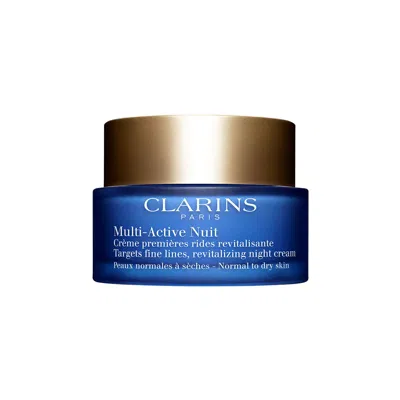 Clarins Multi-active Night Cream - Normal To Dry Skin (former Formula) 1.7 Oz. In White