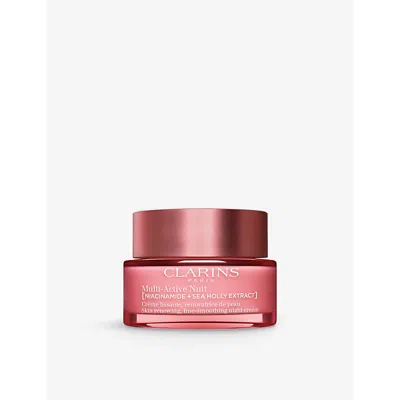 Clarins Multi-active Night Cream 100ml In White