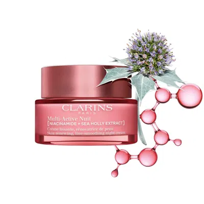 Clarins Multi-active Night Face Cream - Dry Skin In White