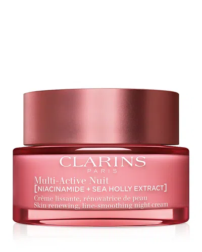 CLARINS MULTI ACTIVE NIGHT MOISTURIZER FOR LINES, PORES & GLOW WITH NIACINAMIDE 1.7 OZ.