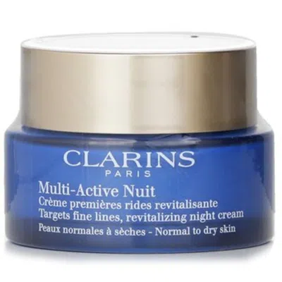 Clarins Multi Active Night Targets Fine Lines Revitalizing Night Cream 1.7 oz Skin Care 366605701603 In White