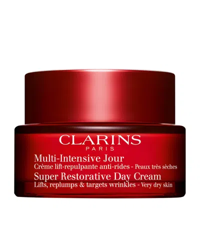 Clarins Multi-intensive Super Restorative Day Cream Very Dry Skin In White