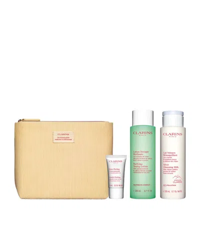 Clarins My Cleansing Essentials - Combination To Oily Skin Gift Set In Multi