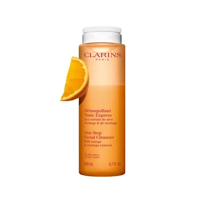 Clarins One-step Facial Cleanser With Orange Extract 6.7 Oz. In White