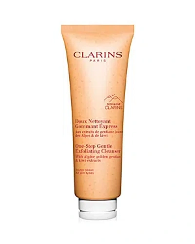 Clarins One Step Gentle Exfoliating Cleanser 4.3 Oz. In White