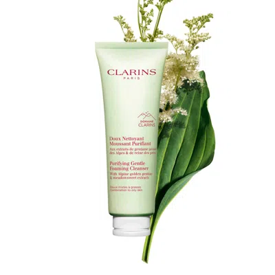Clarins Purifiying Gentle Foaming Cleanser - Oily Skin 4.2 Oz. In White
