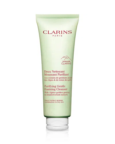 Clarins Purifying Gentle Foaming Cleanser 4.2 Oz. In Green