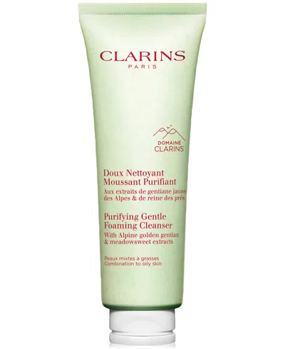 Clarins Purifying Gentle Foaming Face Cleanser, 4.2 Oz. In Transparent