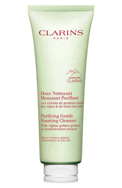 Clarins Purifying Gentle Foaming Face Cleanser In Transparent