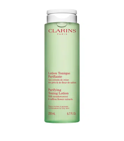Clarins Purifying Toning Lotion In White