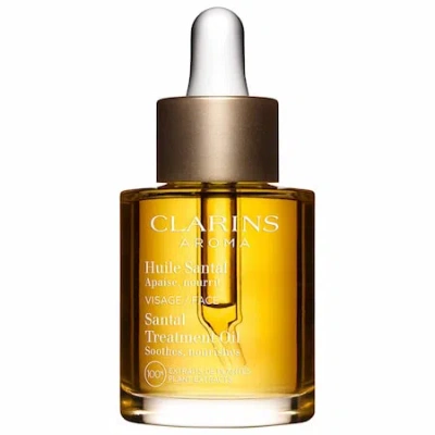 CLARINS SANTAL SOOTHING & HYDRATING FACE TREATMENT OIL 1 OZ / 30 ML,1682319