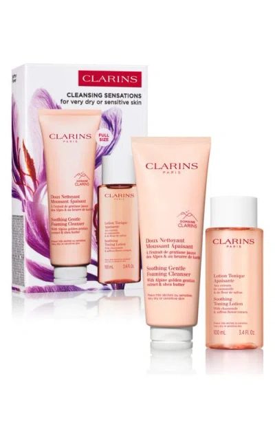 CLARINS CLARINS SOOTHING CLEANSING SET $48 VALUE