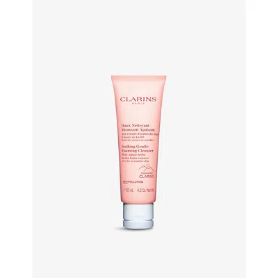 Clarins Soothing Gentle Foaming Face Cleanser With Shea Butter 4.2 Oz. In White
